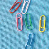 Coloured Plastic Coated Paper Clip Stationery (QX-PC001) 25/28/33/50/75mm