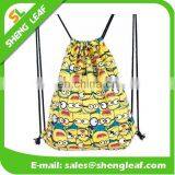 Full Color Printed Beautiful Cotton Drawstring Bag thumbnail-1