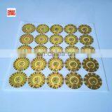 Custom Round Golden Hologram Label Self Adhesive Laser Sticker thumbnail-1