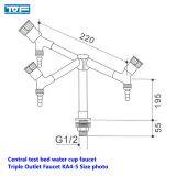 China Central Test Bed Water Cup Faucet-laboratory Faucets-lab Faucets-Triple Outlet Faucet thumbnail-3