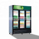 Commercial Kitchen Refrigerator Upright Glass Door Display Fridge With High Quality thumbnail-3