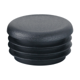 MOCAP LDPE Black Round Decorative Pipe End Cap thumbnail-3