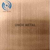 304 Hairline Stainless Steel Sheets ,Rose Gold Decorative Stainless Steel Plate thumbnail-3