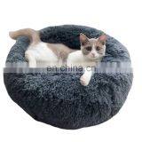 Amazon Best Seller Plush Luxury Cat Dog Pet Beds, Faux Fur Round Puppy Dog Beds, Comfortable Donut Cat Beds thumbnail-2