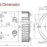 24V 2.2KW 3hp Factory High Quality dc Electric Motor for Forklift 2700RPM ZD2021 thumbnail-6