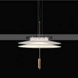 European Post-modern Irregular Acrylic Pendant Lamp for Living Room thumbnail-4