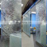 China High Quality Textured Glass Panel for Division Wall thumbnail-4