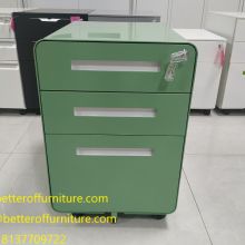Drawer Heavy Duty Mobile Pedestal File Steel Cabinet Green  H23.62