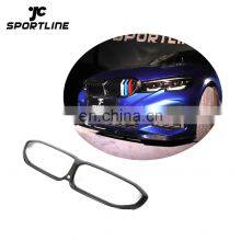 Dry Carbon Fiber G20 Front Grill Cover for BMW 3 Series G20 G28 M-SPORT 2019-2020 thumbnail-1