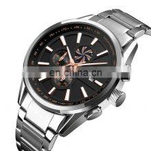 Hot Products Skmei 9175 Waterproof Wristwatch Quartz Business Man Stainless Steel Strap Watch Orologio Uomo thumbnail-5
