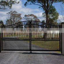 Galvanized Powder Coated Steel Gate House Main Gate With Electronic Gate Opener Designs thumbnail-5