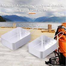China Supplier 2 Sets Aluminum Lunch Box Aluminum Mess Tin for Sale thumbnail-4
