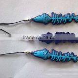 Decorative Mini Soft PVC Keychain With Custom Logo, Key Fobs, Mobile Hanger
