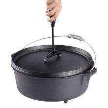 Camp Chef Classic 12 Dutch Oven - Cast Iron Dutch Oven Pot With Lid for Indoor & Outdoor Cooking - 12
