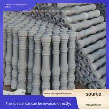 Precast Cement Balcony Railings for Villas and Self-built Houses, Rooftop Guardrails, Concrete European-style Vase Column Fences thumbnail-4