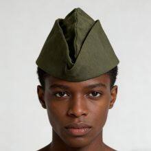 100% Polyester Soldiers Cap Stock Cheapest Black Red Blue Army Green 4 Colors thumbnail-4