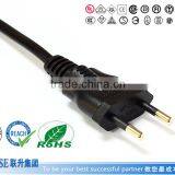 Brazil UC Approved 2-pin Power Cord With Plug