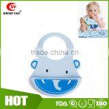 Easy washable crumb food catcher Silicone Bibs