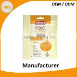 Insects repellent wipes sachet package
