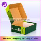 Custom E Flute Corrugated Cardboard Color Printed Roll End Tuck Top Paper Packaging Box With the Dust Flaps thumbnail-4