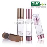 High end 15ml/30ml/50ml plastic airless pump bottle for lotion
