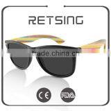 Fashion Accessory Skateboard Wooden Sunglasses With Plastic Frame thumbnail-1