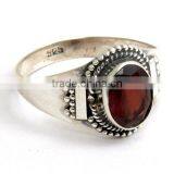 Beautiful Romantic Life Garnet 925 Sterling Silver Ring