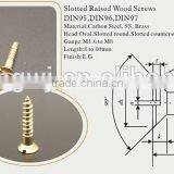 DIN 95/96/97 Slotted Raised Csk Head Wood Screws thumbnail-4