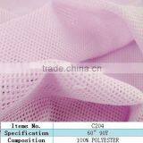 Diamond Warp Knit Mesh Polyester Printed Fabric Ladies Shorts