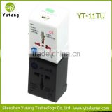 HOT PRODUCT global travel adapter with usb made in China