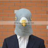 China Manufacturer Halloween Cosplay Party Latex Full Head Pigeon Mask thumbnail-3