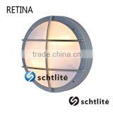 RETINA IP65 Outdoor Round Aluminum Bulkhead Wall Light thumbnail-3