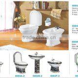 Chaozhou Decorated Bathroom Sanitary Ware Toilet WC_color Toilet thumbnail-5