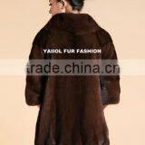 100% Natural Mink Fur Coat for Sale thumbnail-3