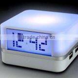 4 Port Usb Hub With Clock and Mood Light USB HUB WITH 4PORT thumbnail-1