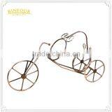 Custom Iron Wine Rack Trolley Metal Craft Ornaments Home Decorations thumbnail-1