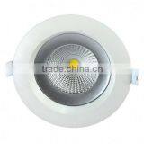 LED Downlight 15W Warm White 1200lm Round COB Ceiling Downlight thumbnail-1