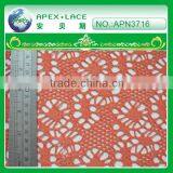 Embroidery Design Polyester Mesh Lace Fabric for Girls Flower Lace Dress-APN3716