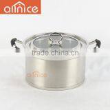 Oven Safe Capsulated Bottom Kitchen Cookware Stock Pot Covered Suitable for Magnetic Induction thumbnail-2