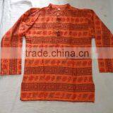 om Printed Indian Hippy Gents Shirts thumbnail-1