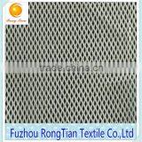 Breathable 100 Polyester Low Elastc Diamond Mesh Fabric for Garments