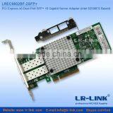 LREC9802BF-2SFP+ Intel 82599ES Chip PCI-E x8 2 Dual Port 10G Optical Network Card thumbnail-1