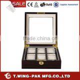 Customized, Made in China, for 6 Watches' Storage and Display, Wooden, Velvet Watch Box thumbnail-2