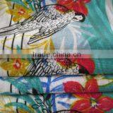 Polyester Summer Design Poly Spun Knitted Fabric for Summer Dress