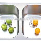CUPC Double Bowl Stainless Steel Kitchen Sink 7747A thumbnail-1
