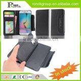 0.3mm thin bumper phone case card holder wallet with high quality for Samsung Galaxy S6 edge