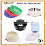 wholesale super large size plastic dog bowl; pet drinking; stainless steel pet dog drinking bowl