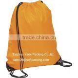 Cheap Wholesale Backpack Bag, Promotional Polyester Drawstring Bag