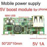 Dc-dc Voltage Regulator Module Usb Charger Pcb Board 5v 1a With Mini USB and Standard USB for Mobile Phone