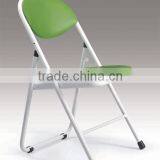 1mm Powder Coating Steel Tube Upholstery Folding Metal Chair (NB3016) thumbnail-1